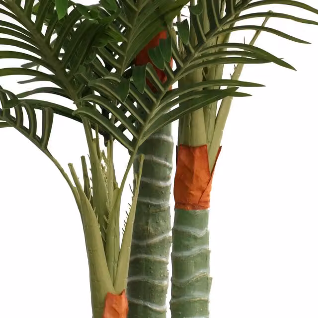 Palma Artificiale con 3 Tronchi Verde vidaXL, Altezza: 180 cm