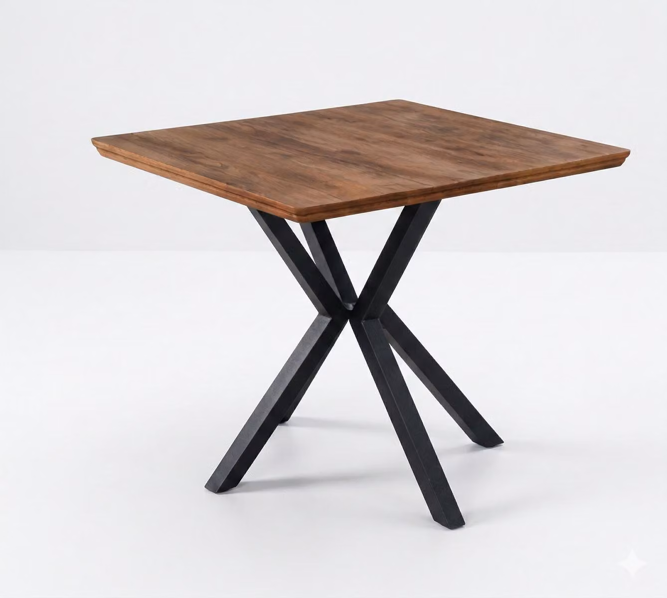 Tavolo, stile moderno, colore marrone, nuovo, compatto, versatile, confortevole, quadrato