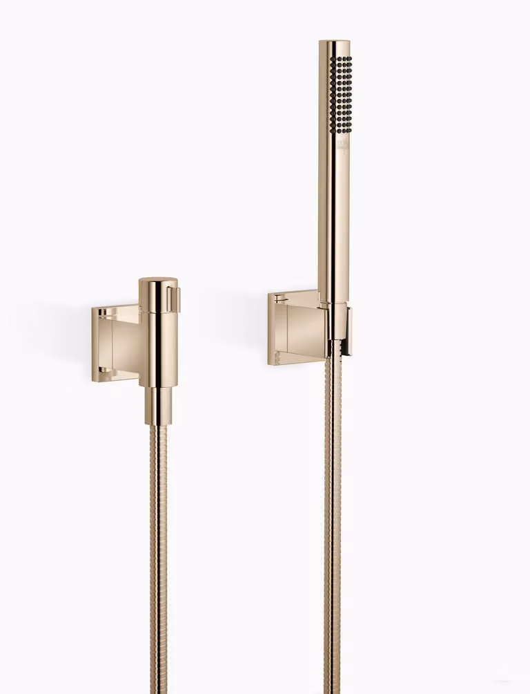 Garniture de douche Dornbracht avec rosaces individuelles, avec régulateur de débit, 27809985-47, 27809985-47