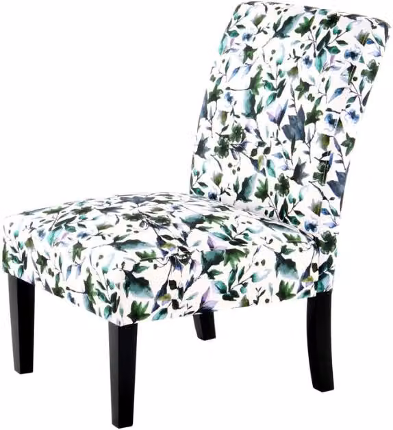 Poltroncina Indira 100 Forest con motivo a foglie