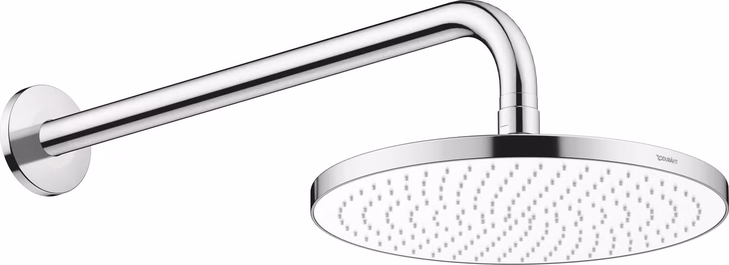 Duravit set de douche de tête 230, chrome-blanc brillant, UV0752002005, UV0752002005