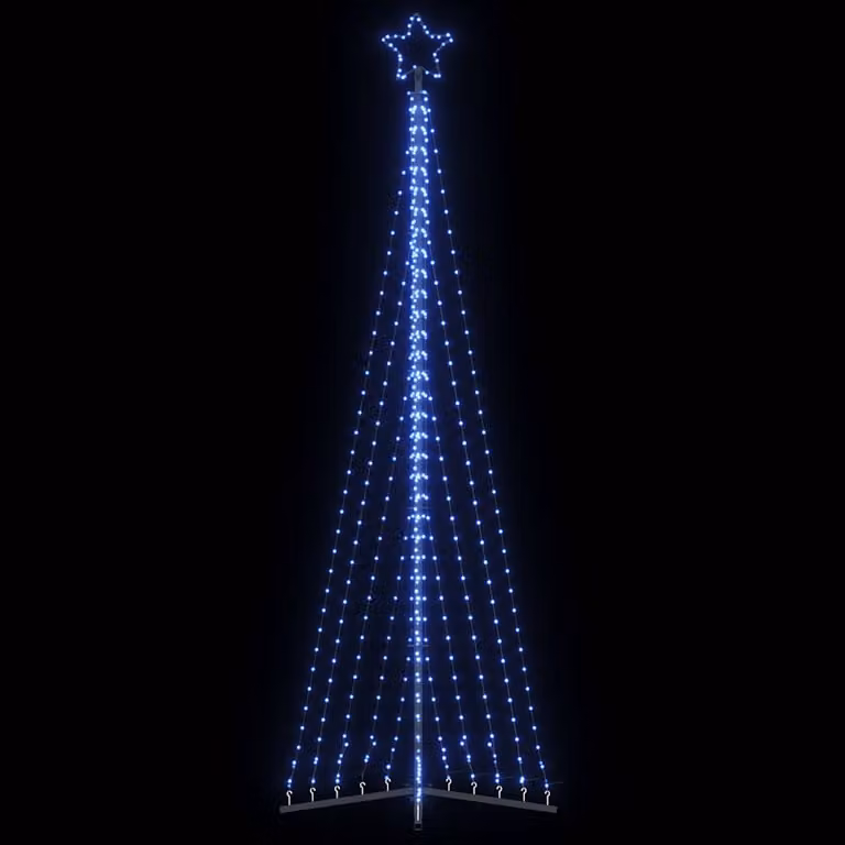 Albero di Natale a LED vidaXL Blu con 495 LED, Altezza: 300,5 cm