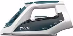 Ferro da stiro a vapore Imetec Zerocalc Z1 2500 Bianco e Verde con piastra in acciaio inox e sistema anticalcare, 2200W – 1