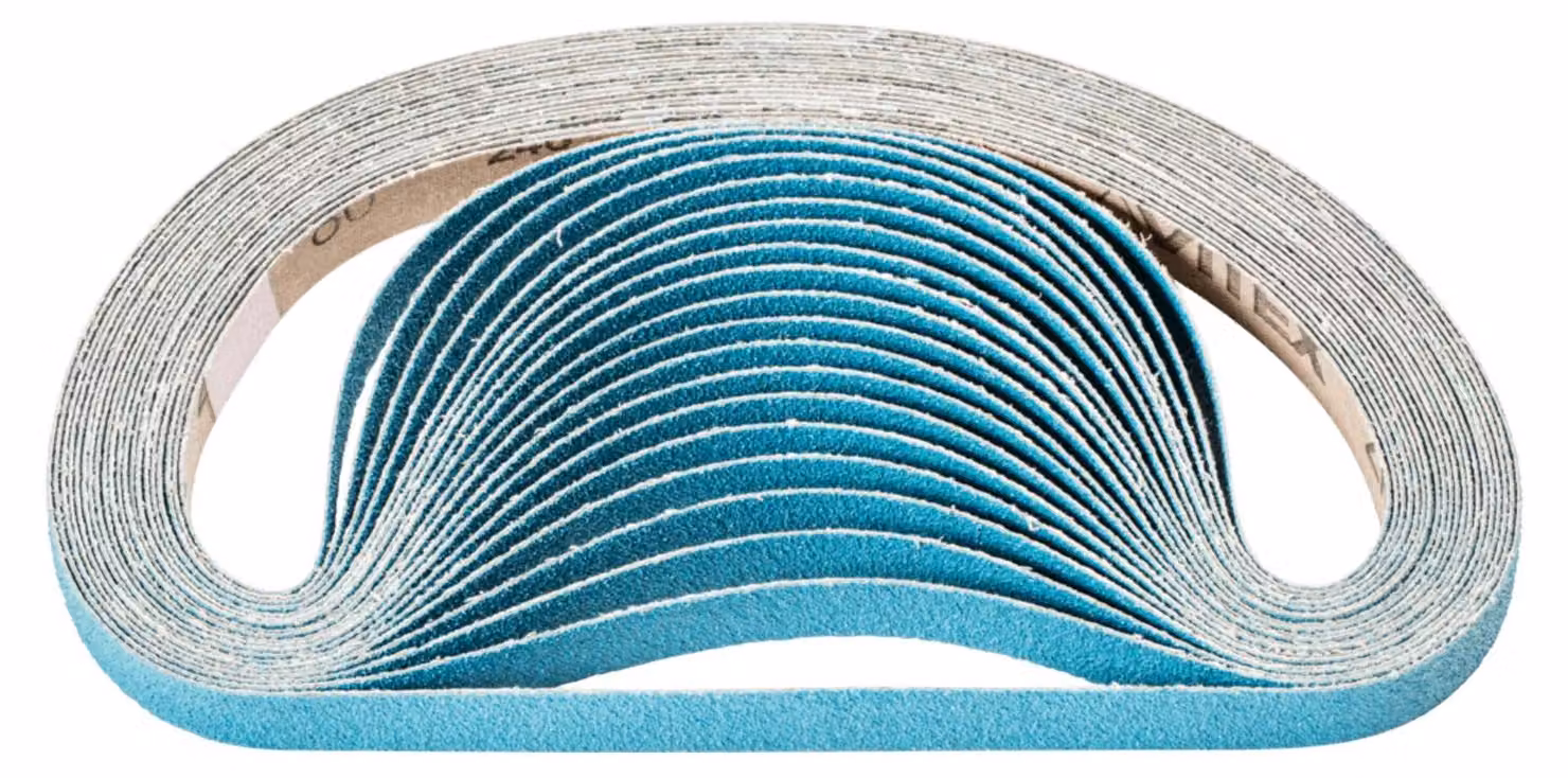 PFERD TOOLS Nastro abrasivo in zirconio BA Z per un'elevata asportazione di truciolo con smerigliatrice a nastro