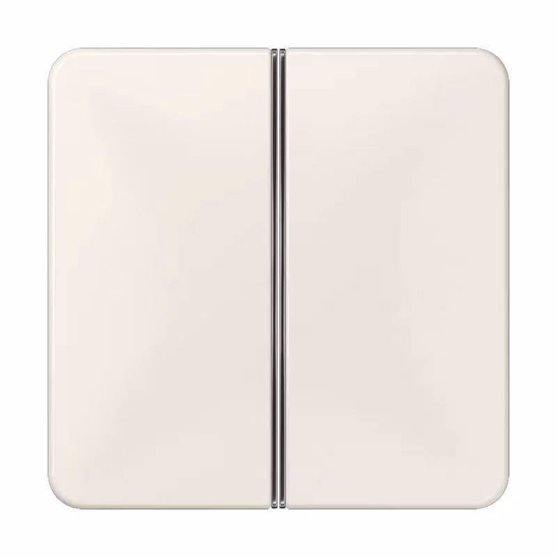 Set di tasti Jung CD402TSA a 2 pulsanti, completamente bianco