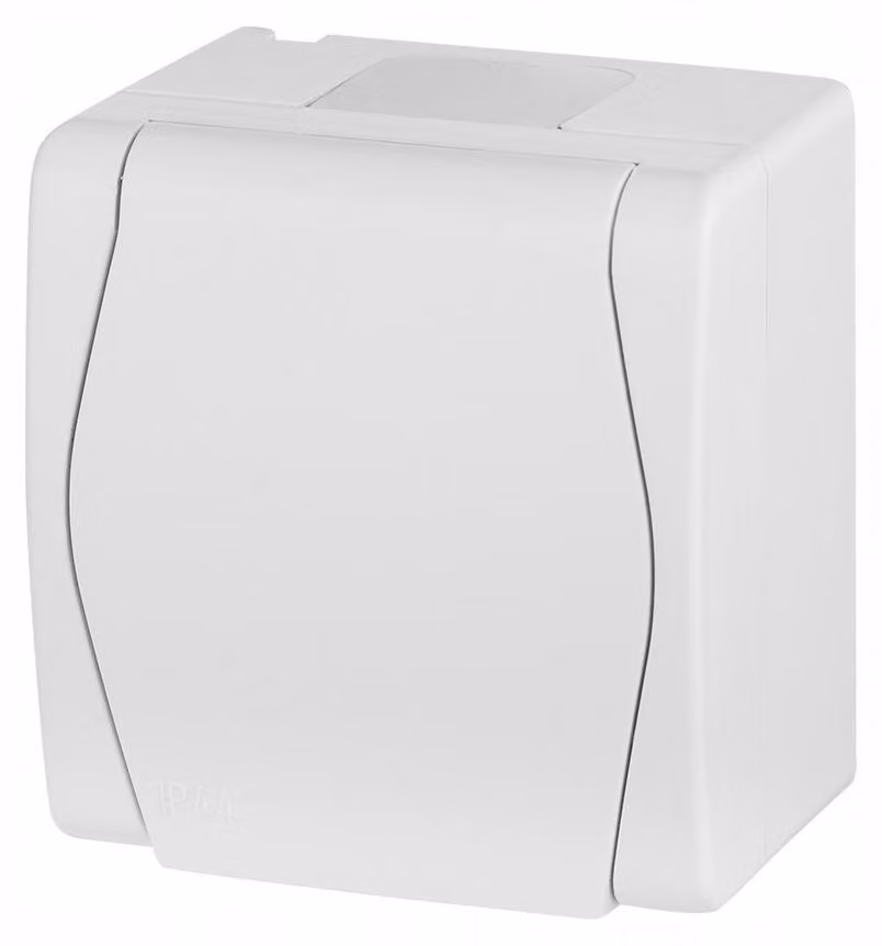 CB Elektro Presa 1x per bagnato IP44 bianco HERMES