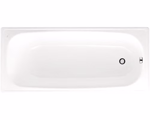 Vasca da bagno Jika Riga 160x70 cm in acciaio H2340600000001