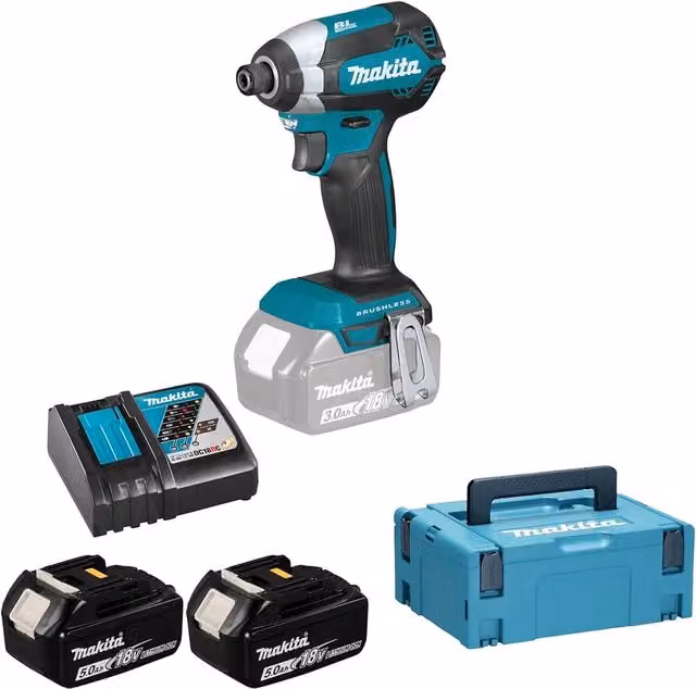 Avvitatore ad impulsi Makita 1/4" 170Nm 18V LXT DTD153RTJ con batteria ricaricabile