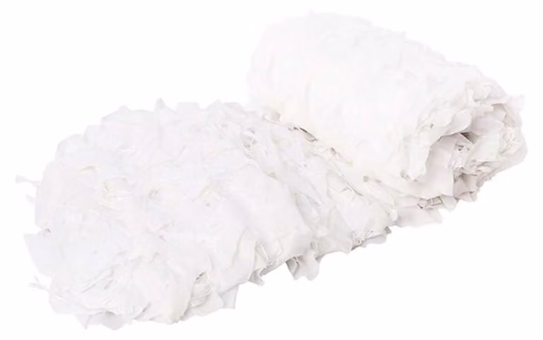 Rete mimetica 3x4 metri, di colore bianco puro, per la caccia