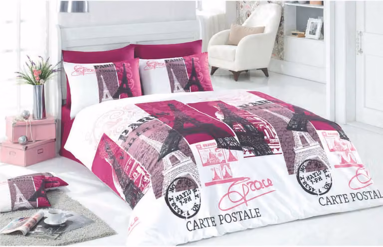 L'Essentiel Linge de Maison, Adal- PRL2233, Bianco, Copriletti, 100% cotone rinforzato