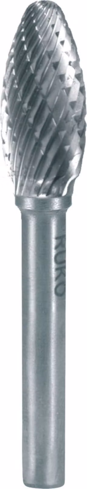 Fresa in metallo duro Ruko forma H diametro 6mm HM fiamma - 116217