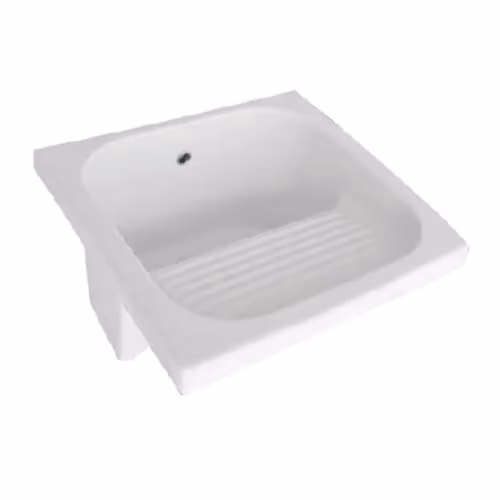 Lavatoio in ceramica con strizzatoio
