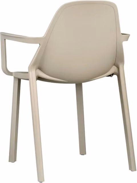 SET 4 POLTRONA PIU' CON BRACCIOLI TECNOPOLIMERO SCAB DESIGN MADE IN ITALY - Tortora 15