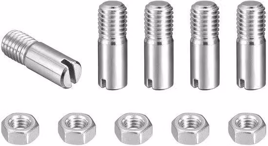 Set di assemblaggio meccanico - Acciaio inossidabile 304 - M10 x 30 mm - Argento