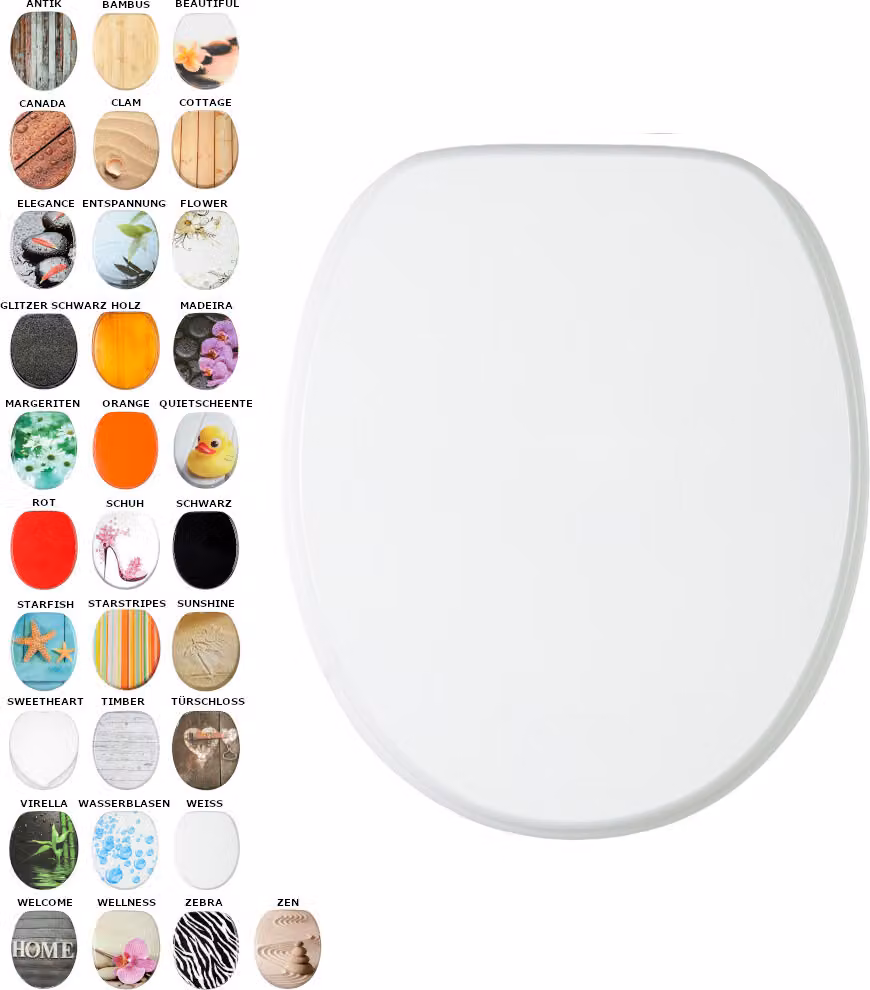SANILO® Sedile della toilette bianco, coperchio della toilette direttamente dal produttore, sedile della toilette, sedile della toilette, sedile della toilette, sedile della toilette, sedile della toilette, sedile della toilette, sedile della toilette, se