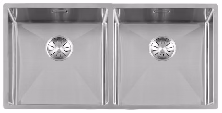 Lavello da cucina Togo, modello 4040R, in acciaio inossidabile