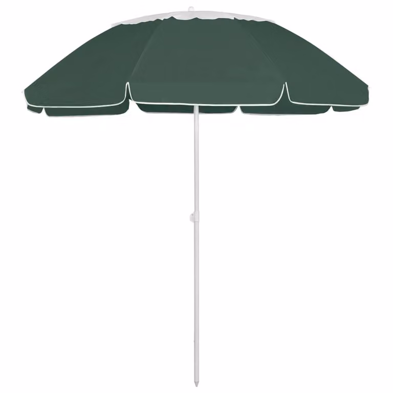 The Living Store Ombrellone da spiaggia verde 300 cm