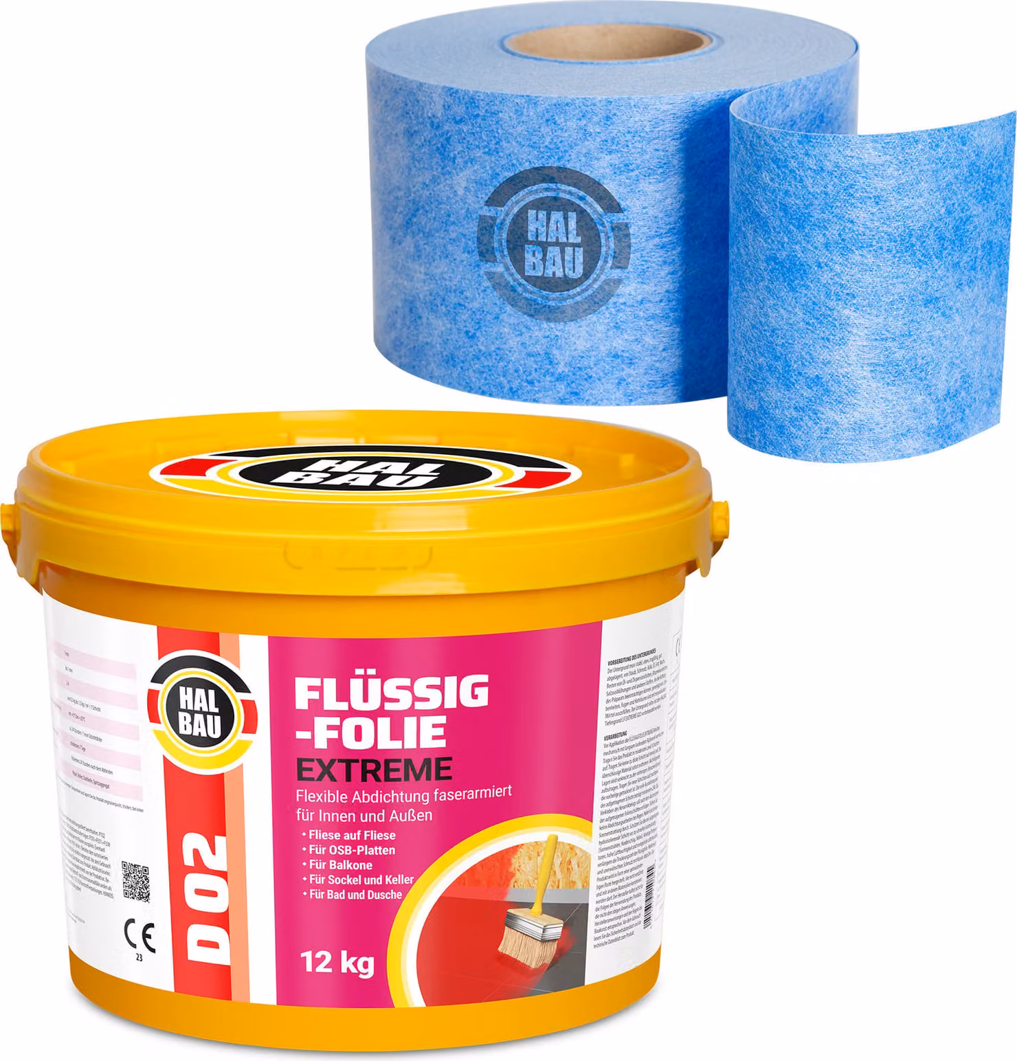 Kit di sigillatura per balconi e bagni, sigillante liquido, 12 kg. Kit di guarnizioni per uso esterno e interno, modello H314