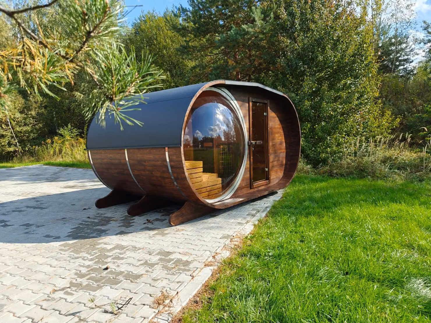 GardenAndPools Sauna a botte Sauna da giardino Sauna a botte Sauna all'aperto Casa della sauna Sauna all'aperto