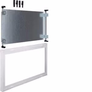 Modulo, universN, 450 x 750 mm, con piastra di montaggio regolabile e vetro di ispezione