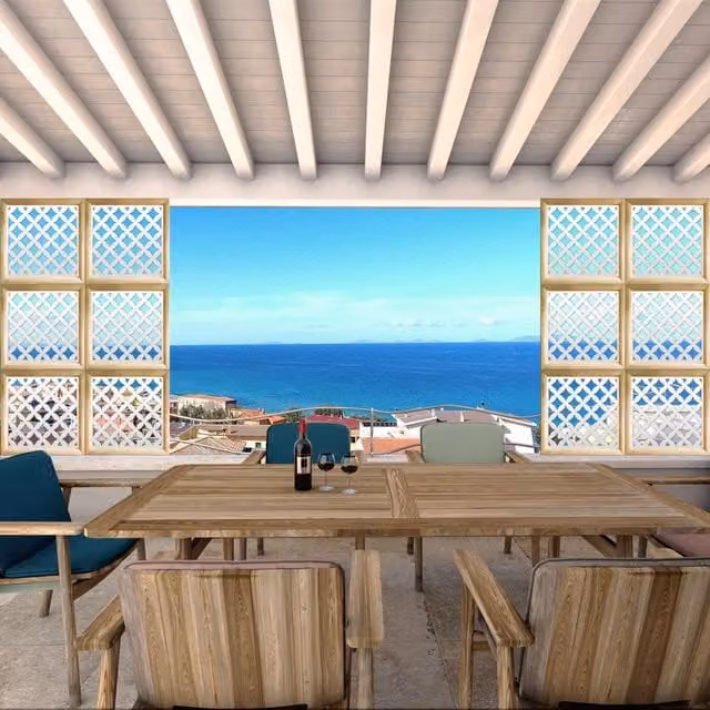 Moduli Decorativi Geometrici ROMBI Signorbit in Legno e PVC, Colore Bianco, L/P/H: 98 x 98 x 98 cm