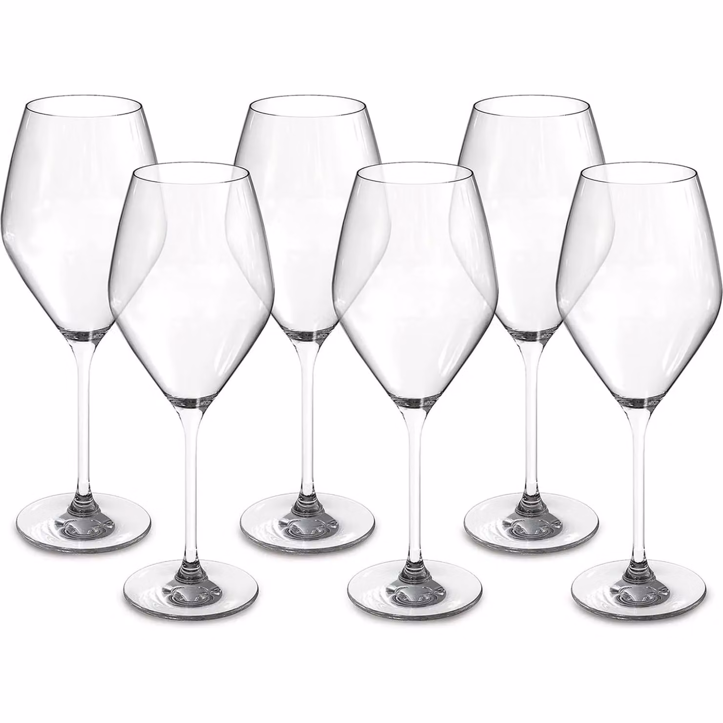 Set di 6 calici per vino rosso Gusto Casa Linea Degustazione in vetro trasparente da 470 ml