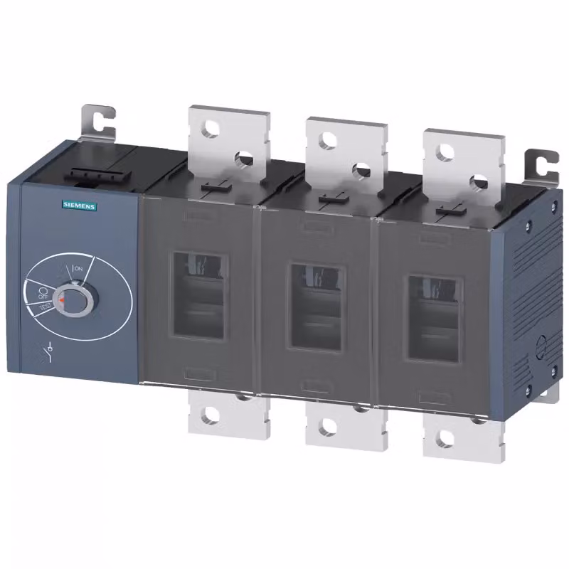 Sezionatore Siemens 2000 A, serie 5, a 3 poli, azionamento laterale a sinistra, unità base 3KD56340RE100