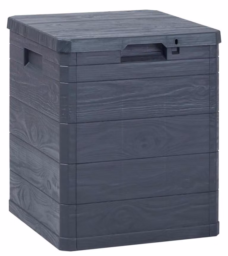 Toomax Baule Esterni 90L Antracite Effetto Legno