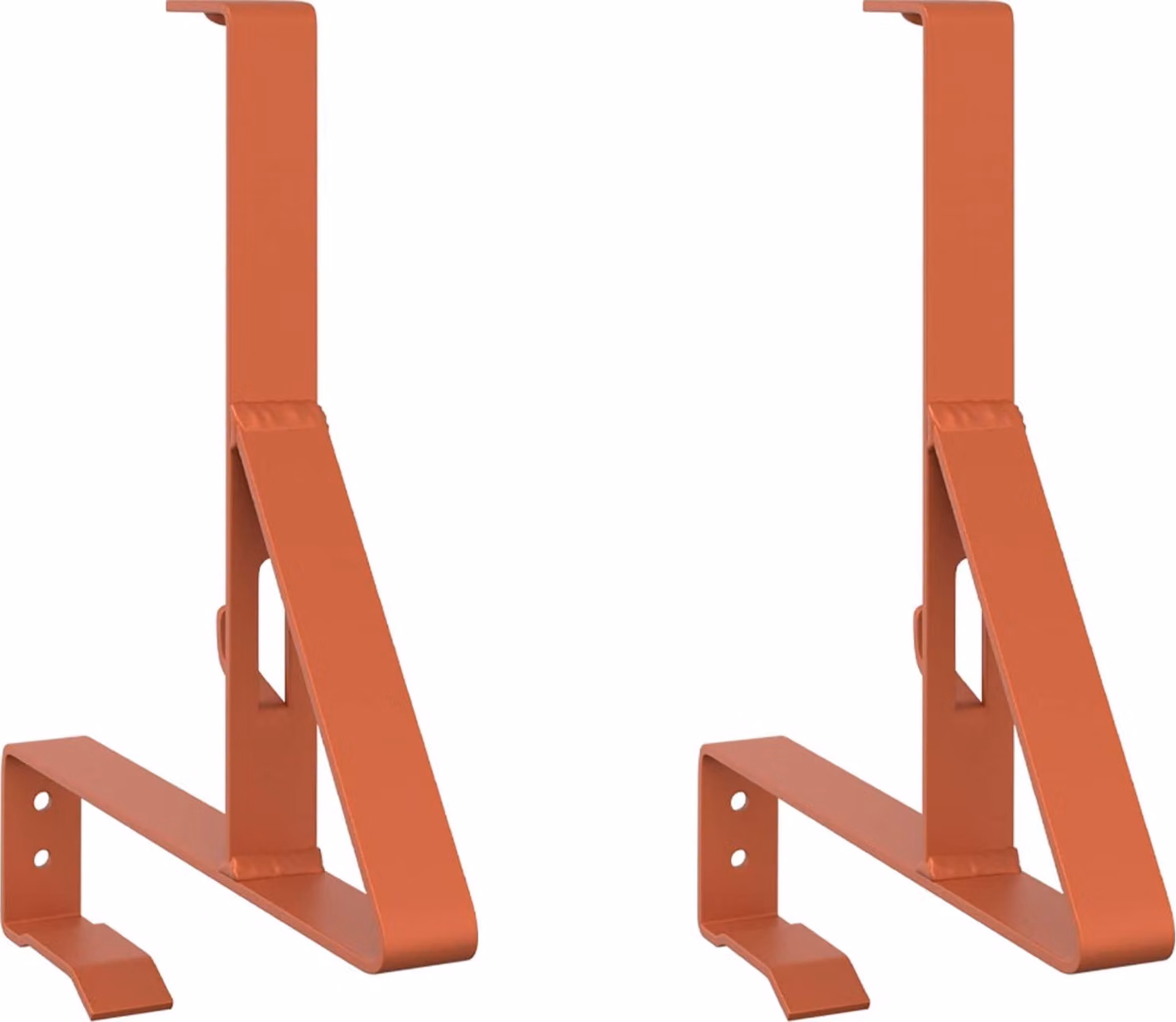 Supporto per guardia della neve 2 pcs Rosso 29,5 x 3 x 34,5 cm
