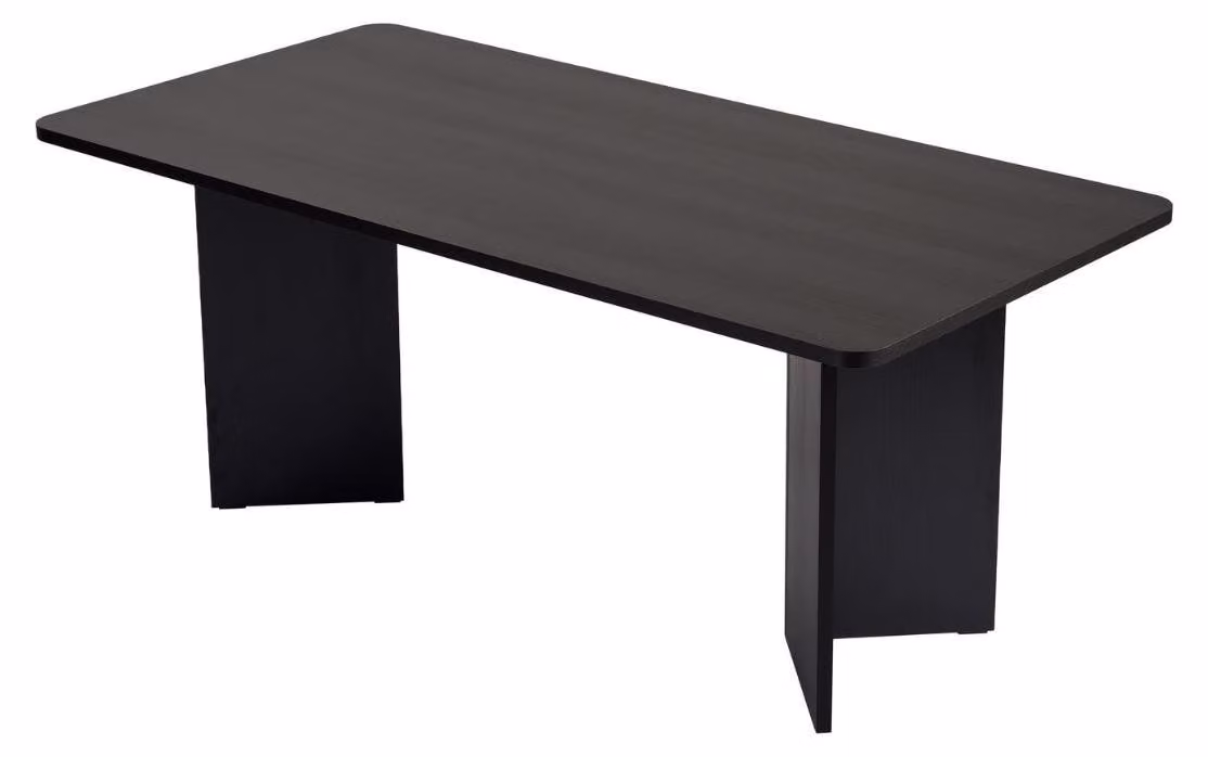 Calicosy - Tavolo da pranzo con piano rettangolare L180 cm - LORAN