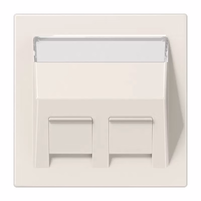 Jung LS569-30BFPL Copertura con campo di scrittura 9 x 51 mm, bianco