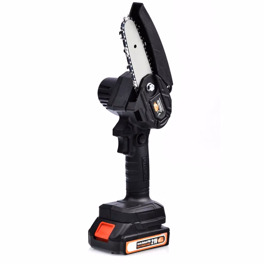 Motosega Elettrica a Batteria Black Piranha BPW21V 21V 800W Colore Nero con 2 Batterie Max Lithium, Caricatore Rapido, Valigetta e Accessori – 2