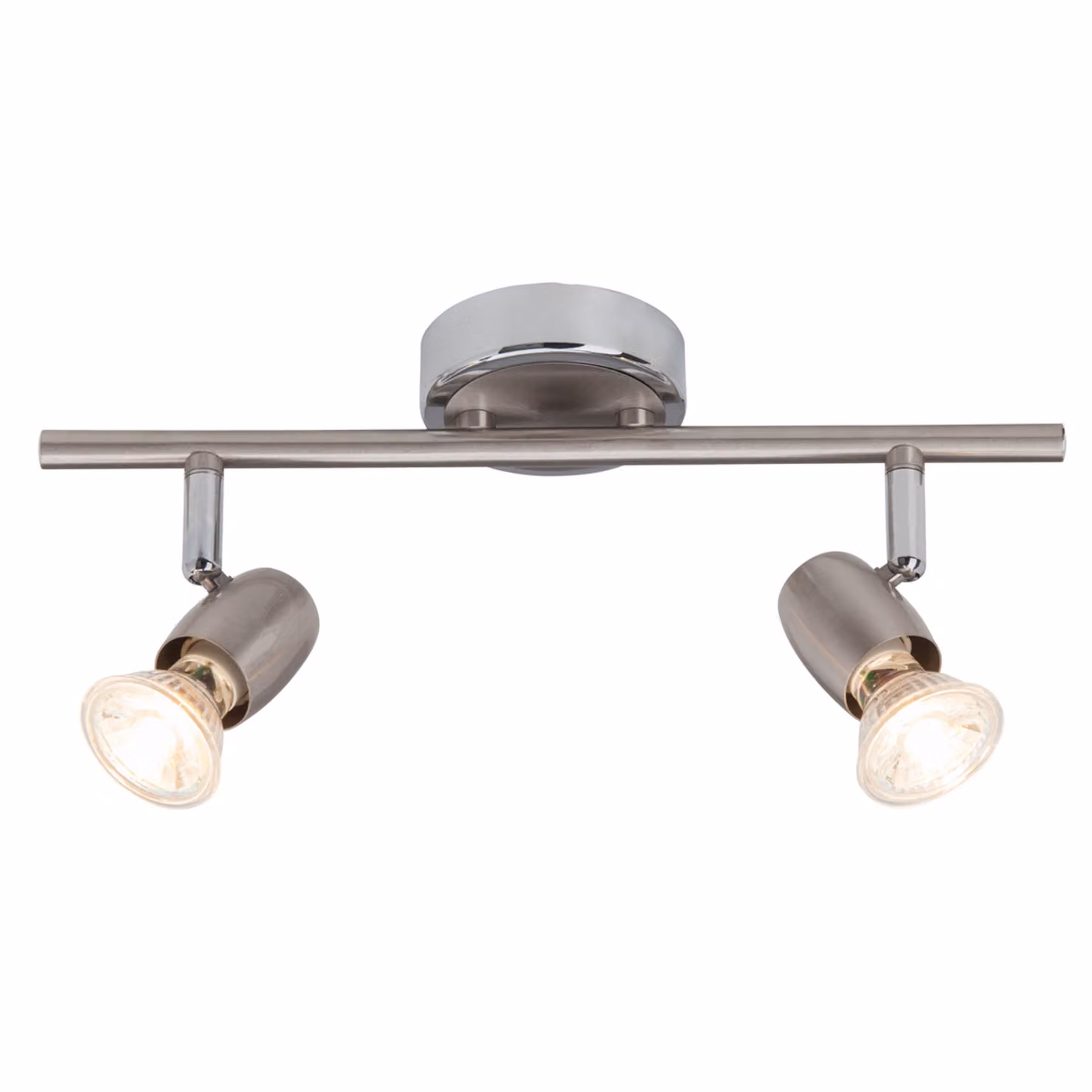 Wesley LED faretto tubo 2flg ferro/cromo