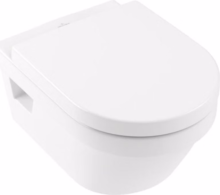 Villeroy & Boch Architectura WC à fond creux, suspendu, DirectFlush, 370x530mm, blanc, 5684R0R1, 5684R0R1