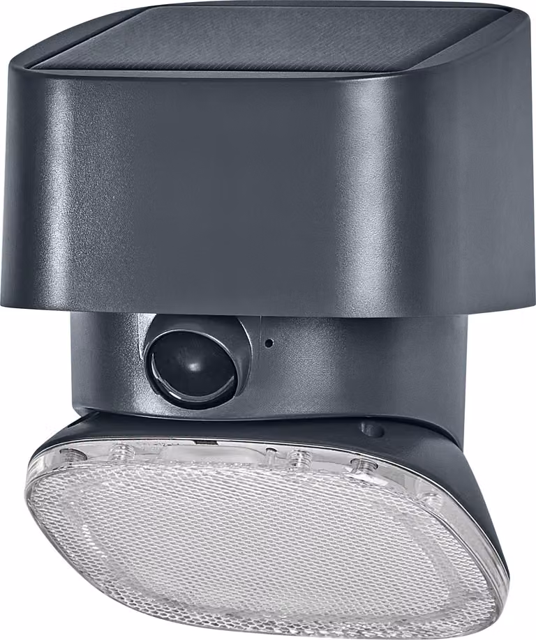 OSRAM Endura Style Solar LED wall light Turn, 10,3W, 3000K bianco caldo, 890 lm, sensore PIR, IP54, 140 giorni