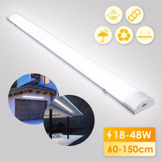 Lampada a LED con struttura, 150 cm, 48 Watt, 3600 lumen, plafoniera, grado di protezione IP65