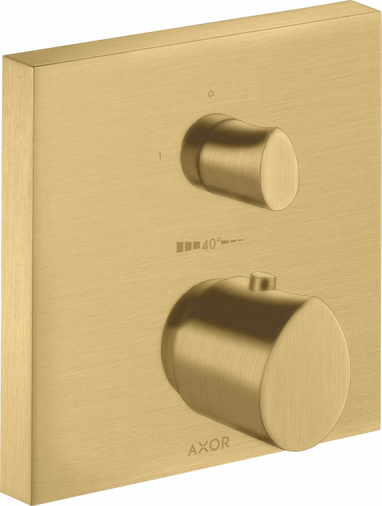 hansgrohe AXOR Starck Thermostat organique Starck encastré avec robinet d'arrêt, 1 consommateur, 12715950, 12715950