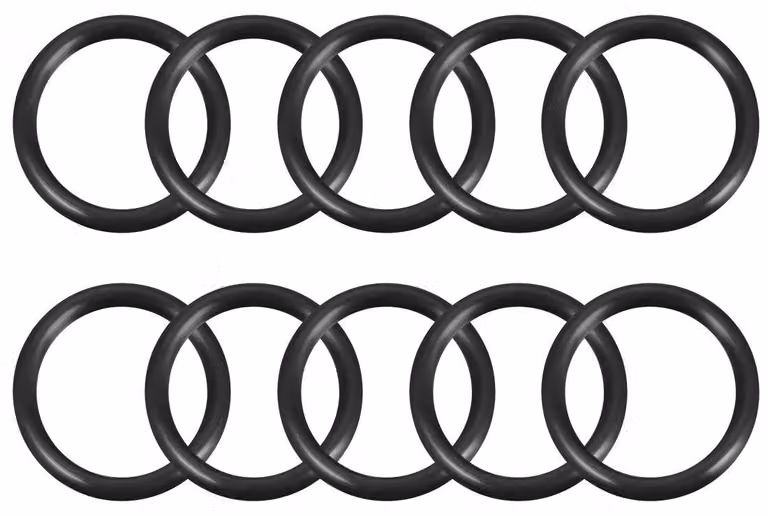 O-ring in gomma nitrilica, dimensioni 35x45x5 mm, confezione da 10 pezzi