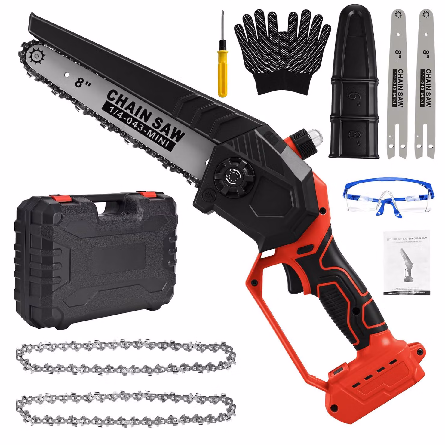 Troncatrice a batteria mini, 8 pollici, 600 W, lama da 20 cm, compatibile con Milwaukee 18V