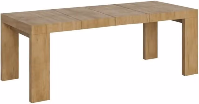 Tavolo allungabile 200/304x90 cm Roxell Premium colore quercia natura