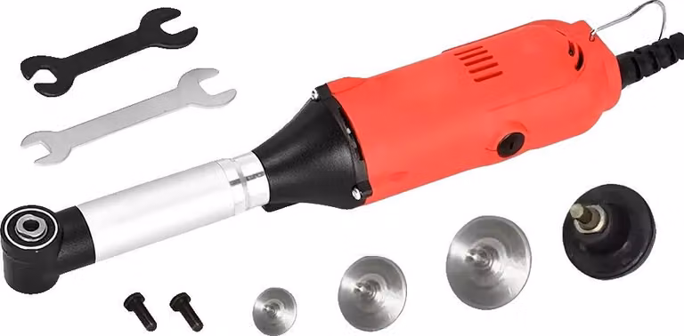 Smerigliatrice elettrica, 6 velocità regolabili, design ergonomico, scatola di cartone