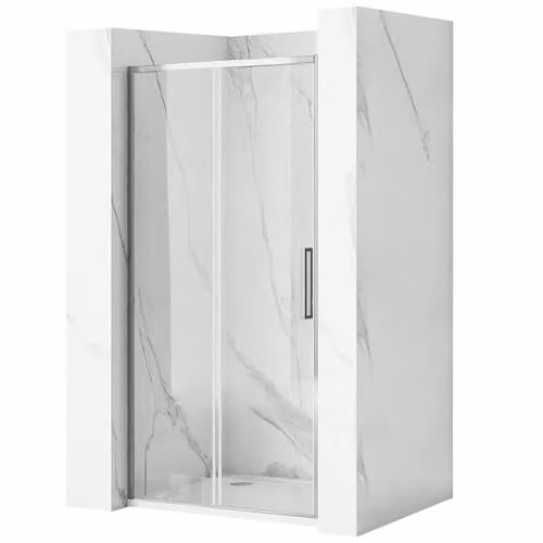 Rea - Porta Doccia, Rapid Slide 160, Cromo 0,6X160X195cm