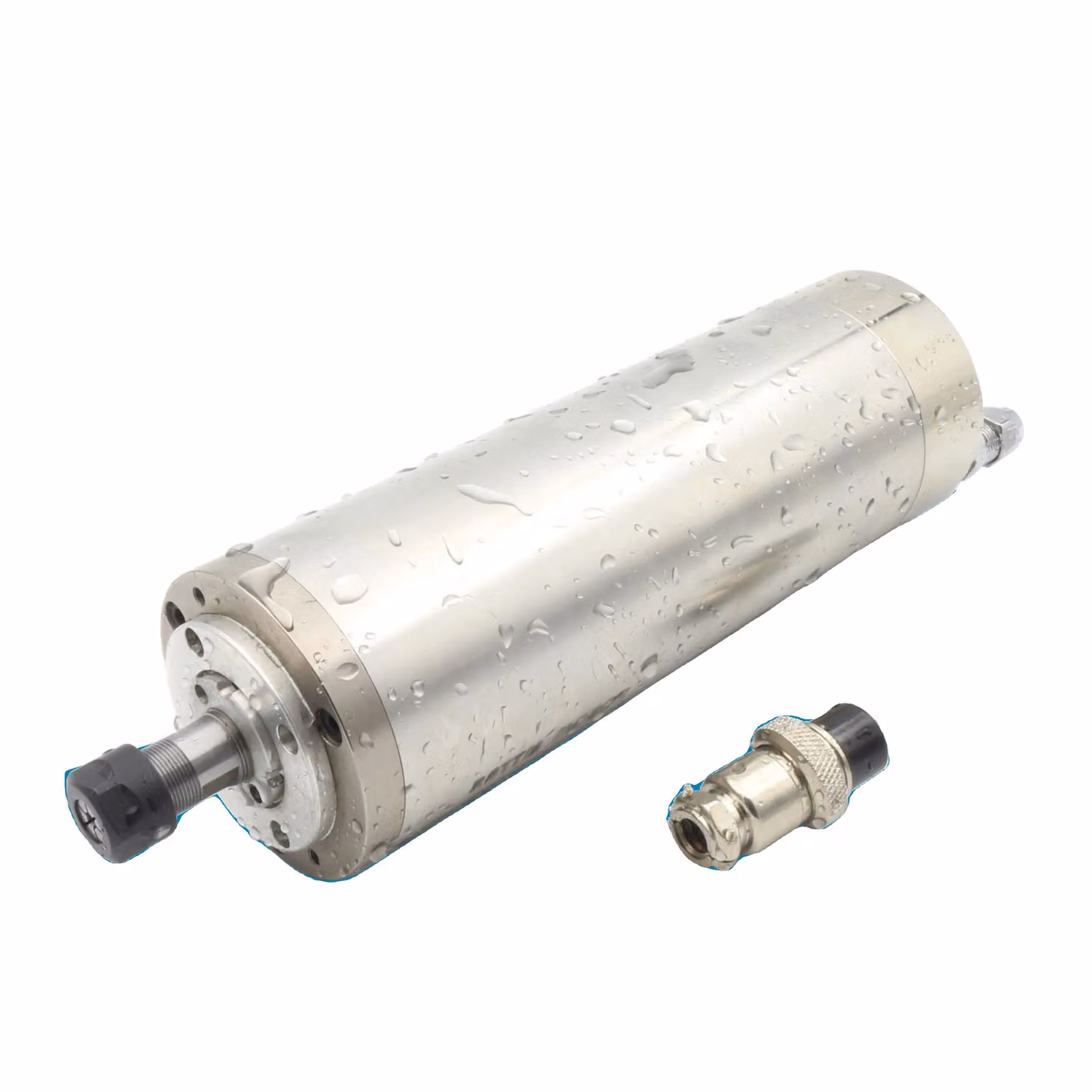 Motore mandrino CNC raffreddato ad acqua, 800W, alta precisione, mandrino con attacco ER11, realizzato in acciaio inossidabile resistente, lunghezza 198 mm