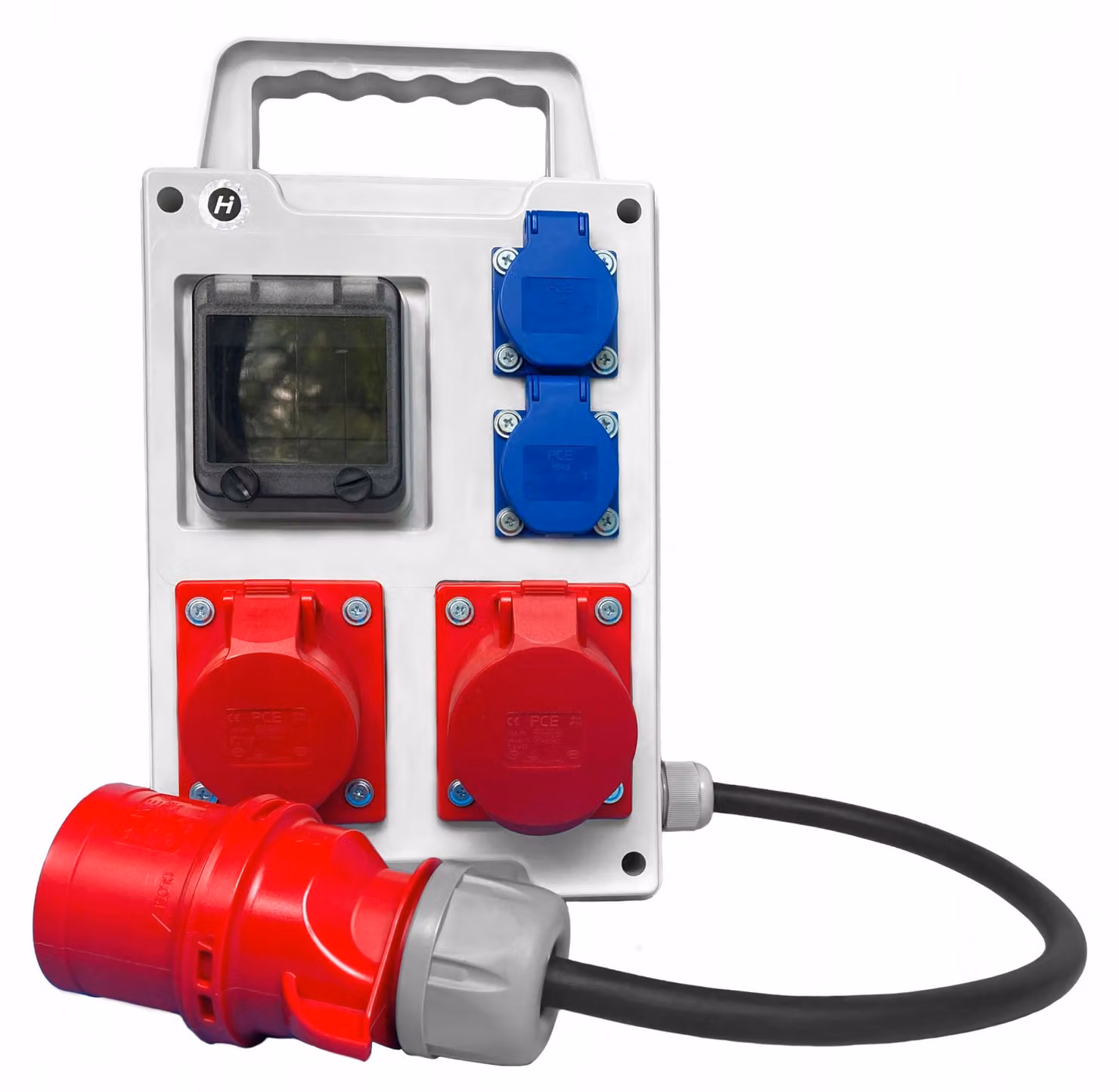 Distributore di sicurezza, 2 prese da 16A a 230V, lunghezza del cavo circa 5 metri