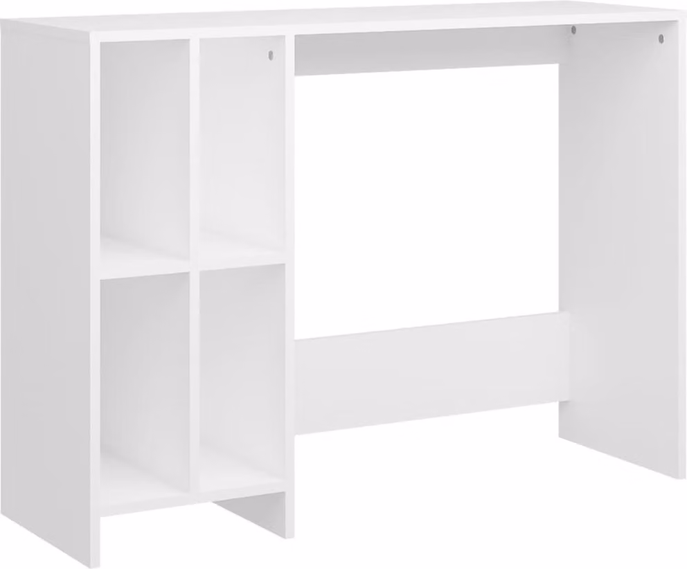 Scrivania Bianca 102,5x35x75 cm in Legno Multistrato
