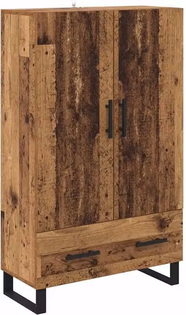 Credenza | Madia | Buffet da pranzo | Armadio da pranzo Legno vecchio 69,5 x 30 x 115 cm Legno multistrato