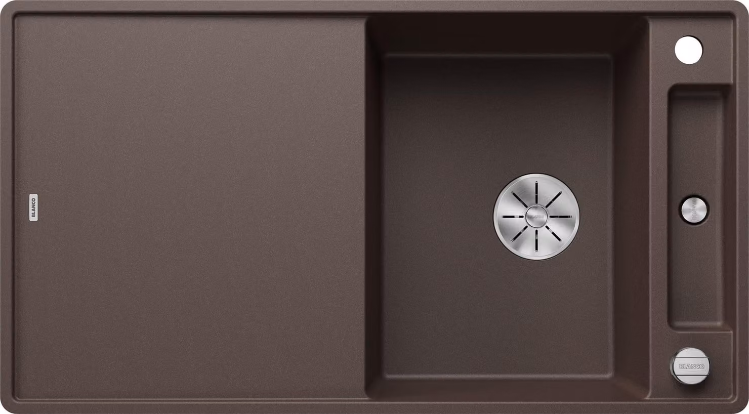 Blanco AXIA III 5 S-F lavello 905 x 500 mm caffé senza vasca multifunzione 523236