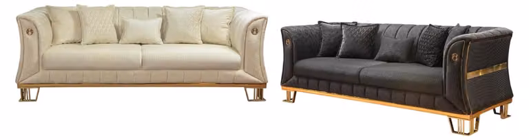 Sofagarnitur Set 3+3 – Komfort und Eleganz für Ihr stilvolles Wohnzimmer.