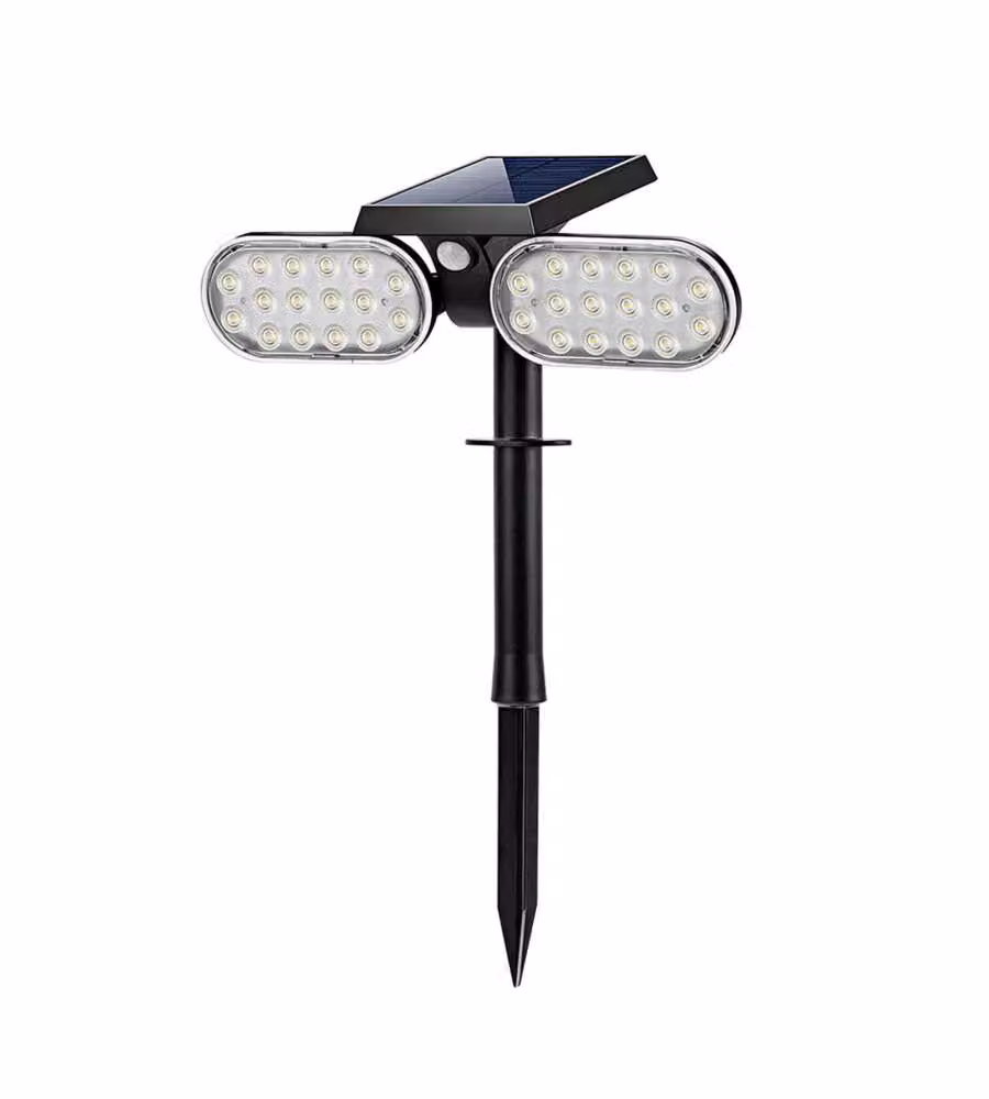 Picchetto a led solare con sensore di movimento