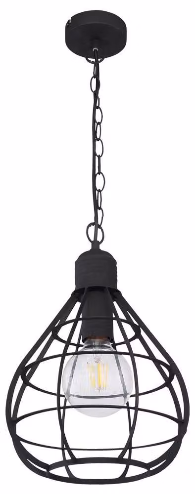Lampada a sospensione LED RGB, con struttura in metallo a griglia, diametro 25 cm